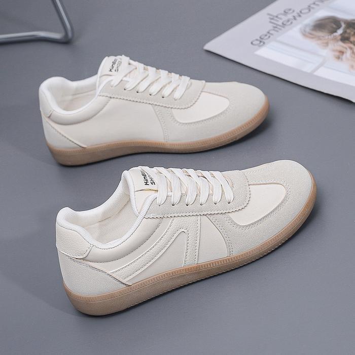 Aerostreet.Shoes - Kinbos Sneakers Wanita Casual Sepatu Kets Vintage Gum Sole Trendy Low Top Shoes