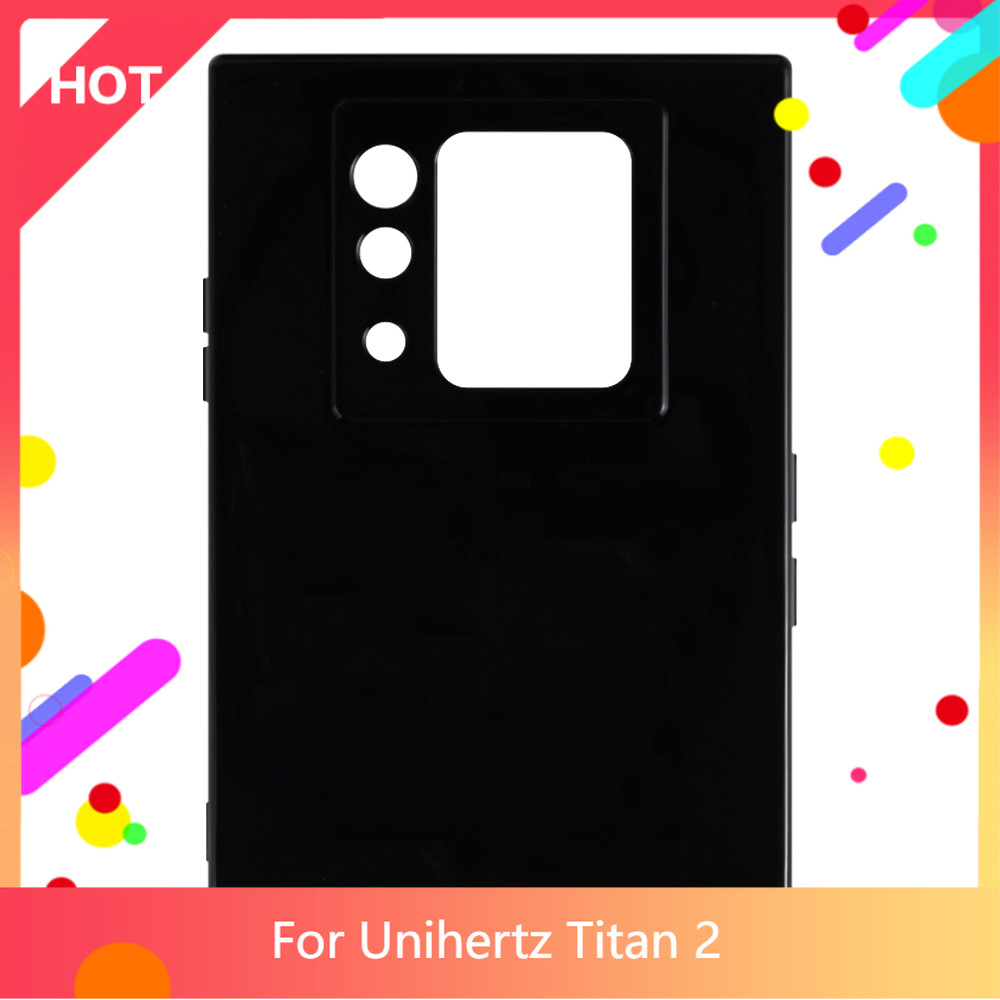 Case Matte Soft Silicone TPU Back Cover For Unihertz Titan 2 Phone Case Slim shockproo