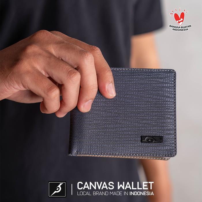 Aerostreet - Monroe Wallet - Dompet Pria Bahan Kanvas Jp33