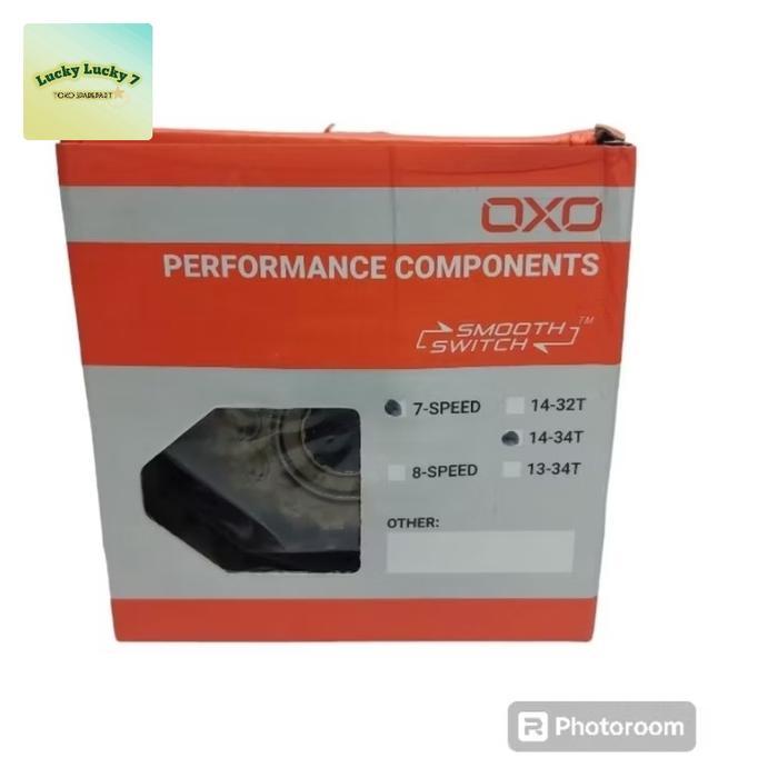 Sproket Sprocket 7 Speed Ulir Oxo Megarange Freewheel 7 Speed Ulir