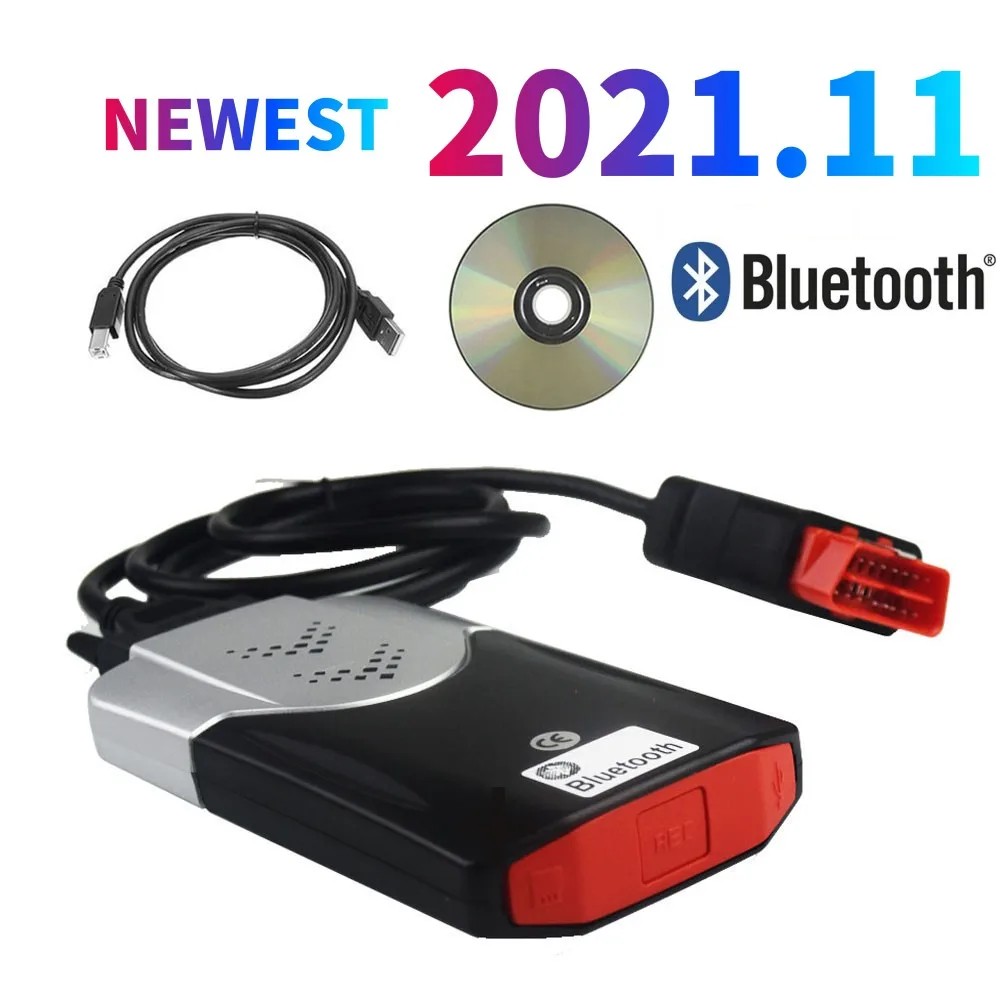 2023 NEW 2021.11 Tnesf Delphis Orpdc OBD Car Truck Diagnostic Interface Tool for vd DS150E cdp vd tc