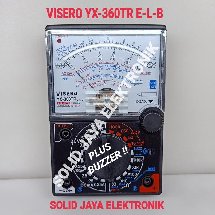 Promo MULTI TESTER VISERO YX-360TR ANALOG YX360TR YX 360 TR YX360 AVOMETER