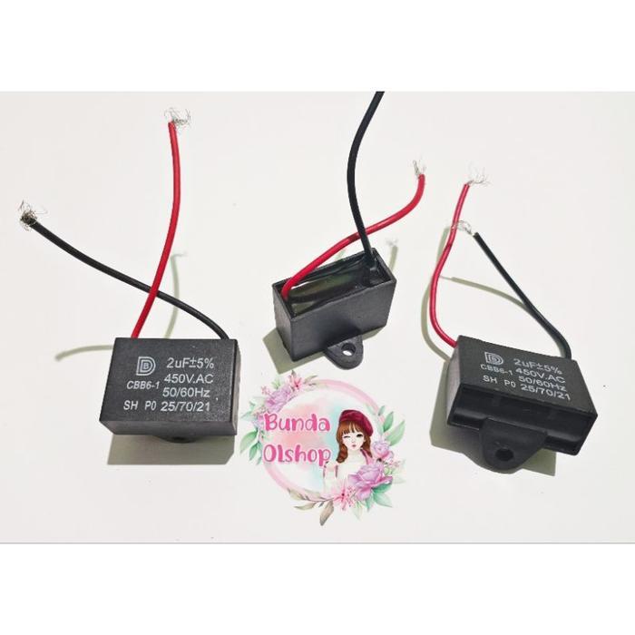 Kapasitor Kipas Angin 2uf / Capasitor Kipas Angin 2uf