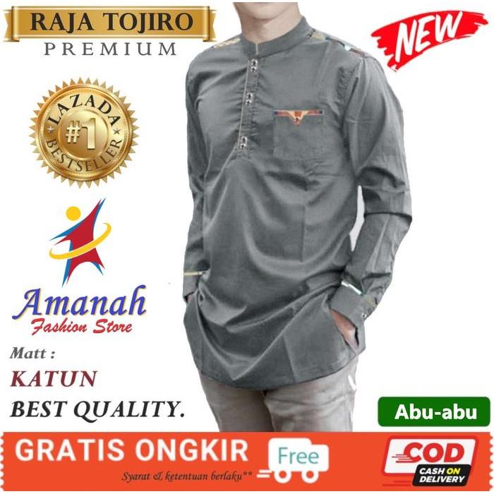 Stok Baru KOKO RAJA TOJIRO Premium BAJU KOKO PRIA LENGAN PANJANG MUSLIM TERBARU & TERMURAH dewasa