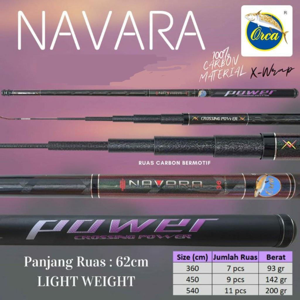 TEGEK ORCA NAVARA KAKU RINGAN HIGH CARBON