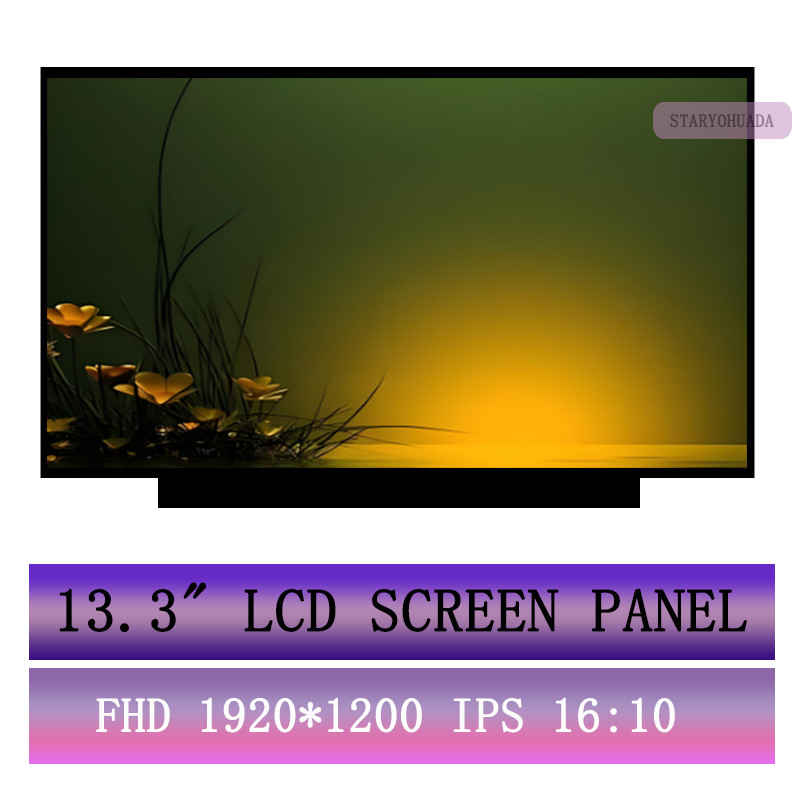 100% sRGB 13.3'' 16:10 LCD Screen Display for HP Pavilion Aero 13 be0097nr Non-Touch IPS 1920X1200