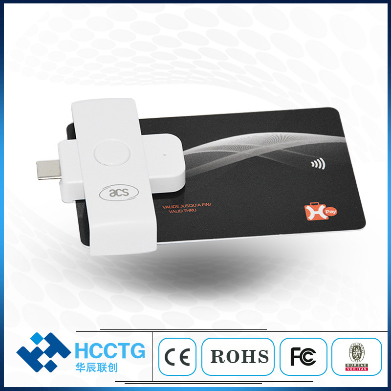 Original ACS ACR39U-NF USB Type C ISO7816 EMV Contact IC Chip Smart Card Reader