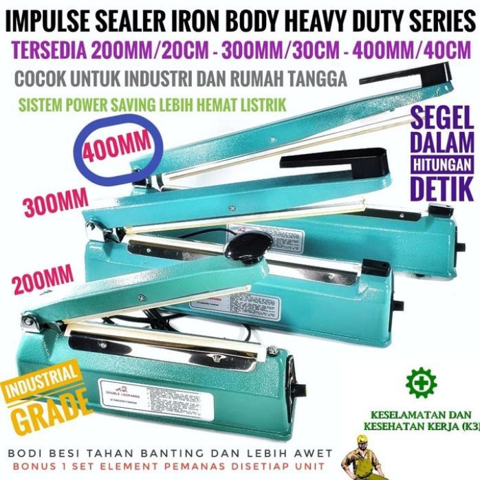 IMPLUSE SEALER PLASTIK 40 CM ALAT PRESS PLASTIK 40 CM- MESIN PRESS