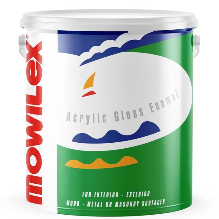 Mowilex AGE 600 Putih / Mowilex Acrylic Gloss Enamel White Galon 2,5L