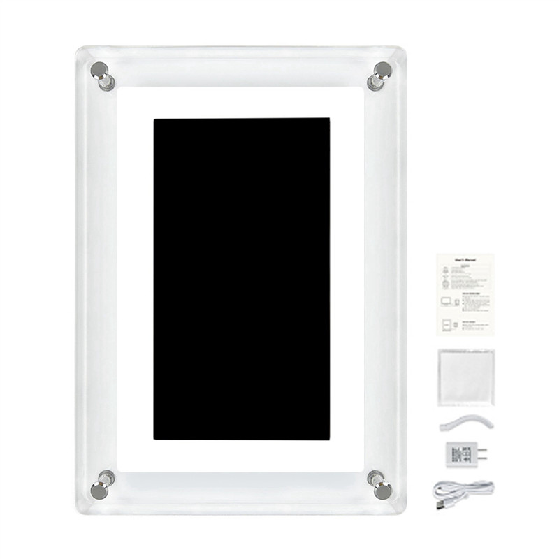Affordable Video Player Frame Digital Photo Frame Acrylic Digital Photo Frame 7 Inch 1500Mah IPS