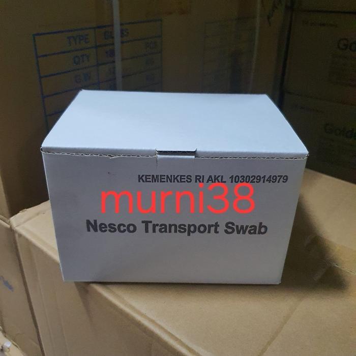 JTTOP" TRANSPORT LIDI SWAB STERIL NESCO/KAPAS LIDI STERIL/COTTON SWAB