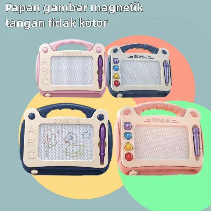 Nodia Toys Mainan Papan Tulis Magnet Mainan Pembelajaran Untuk Anak Mainan Papan Gambar Anak