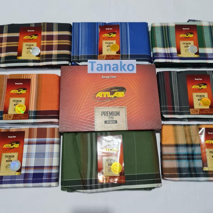 Kain Sarung Pria Atlas Premium Kotak