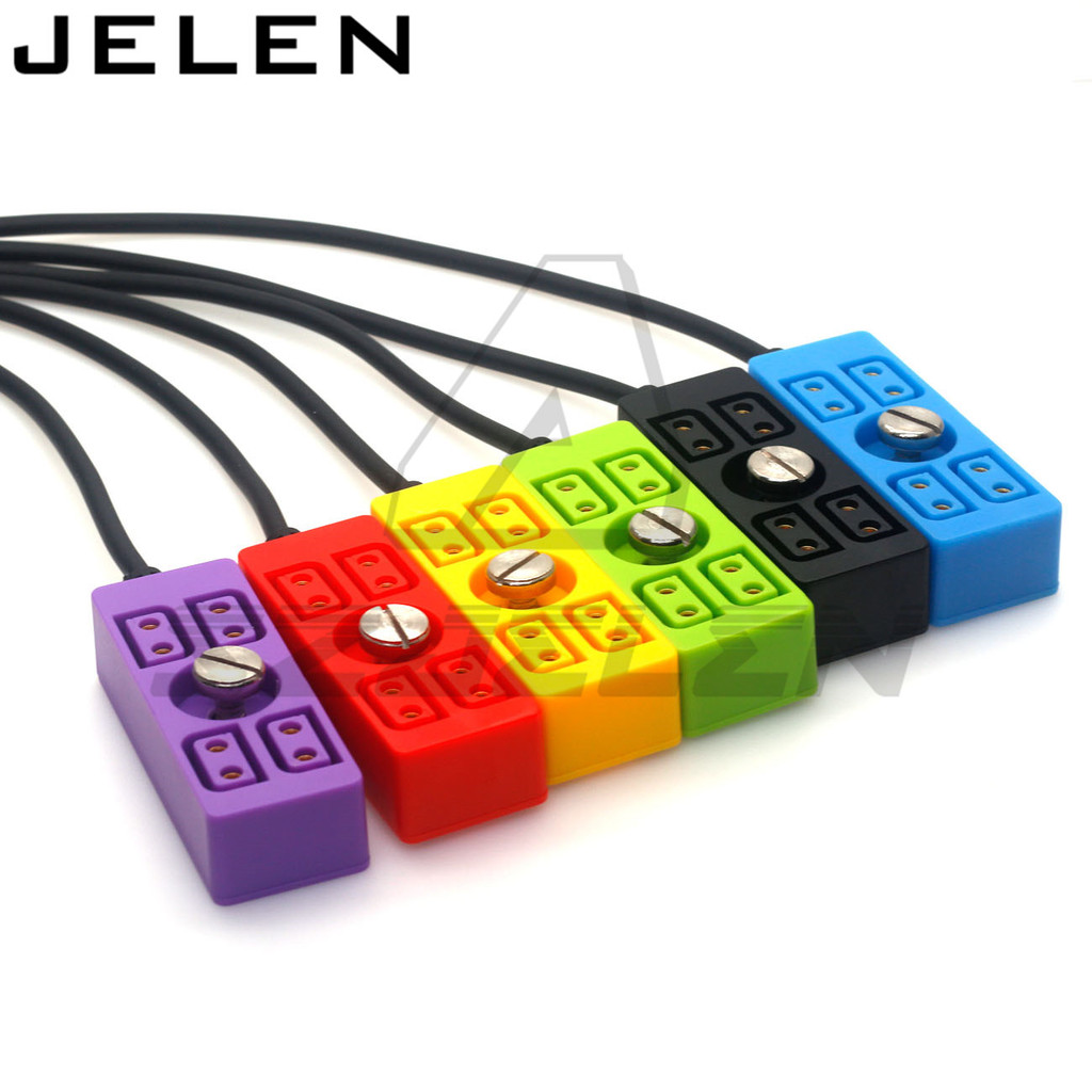 Red blue green black yellow purple D-TAP to 4D-tap Camera power three way splitter D-TAP Distributor