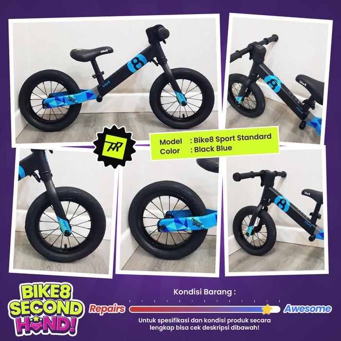 BIKE8 Preloved Second Hand Balance / Push Bike - Sepeda Anak - S-STD BLUE