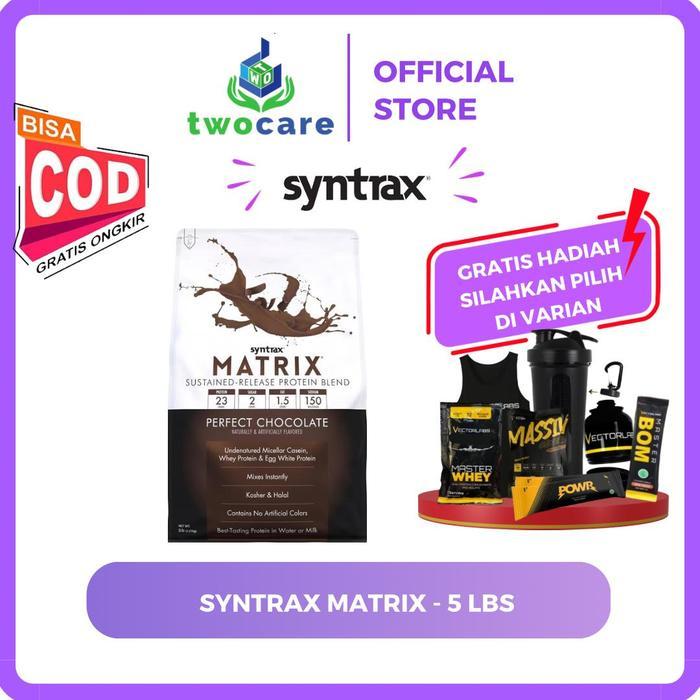 DISKON Syntrax Matrix Release Protein Blend Whey Protein 5 lbs READY STOCK