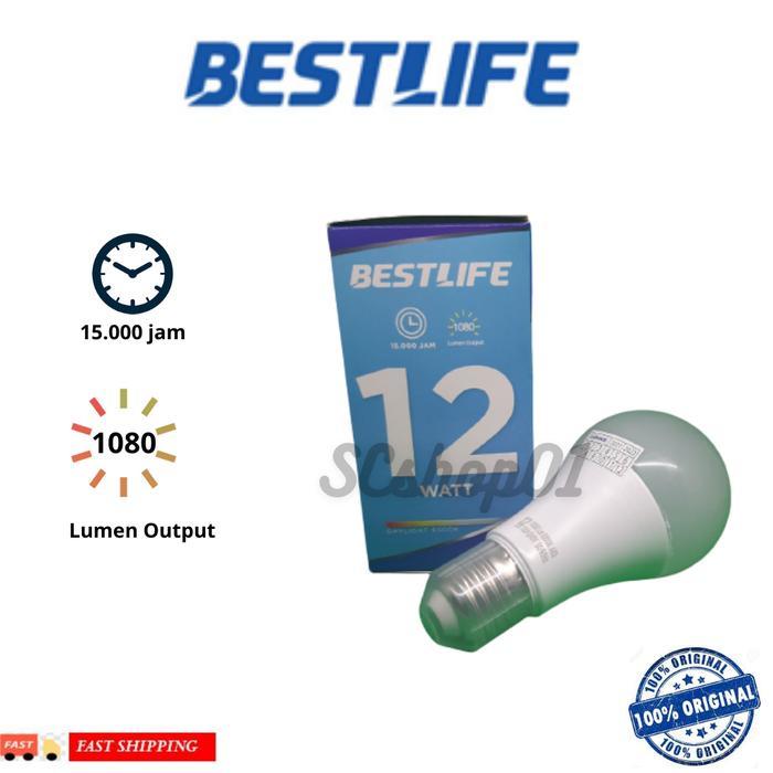 BESTLIFE Lampu LED Bulb 12 Watt (Garansi 1 TAHUN)