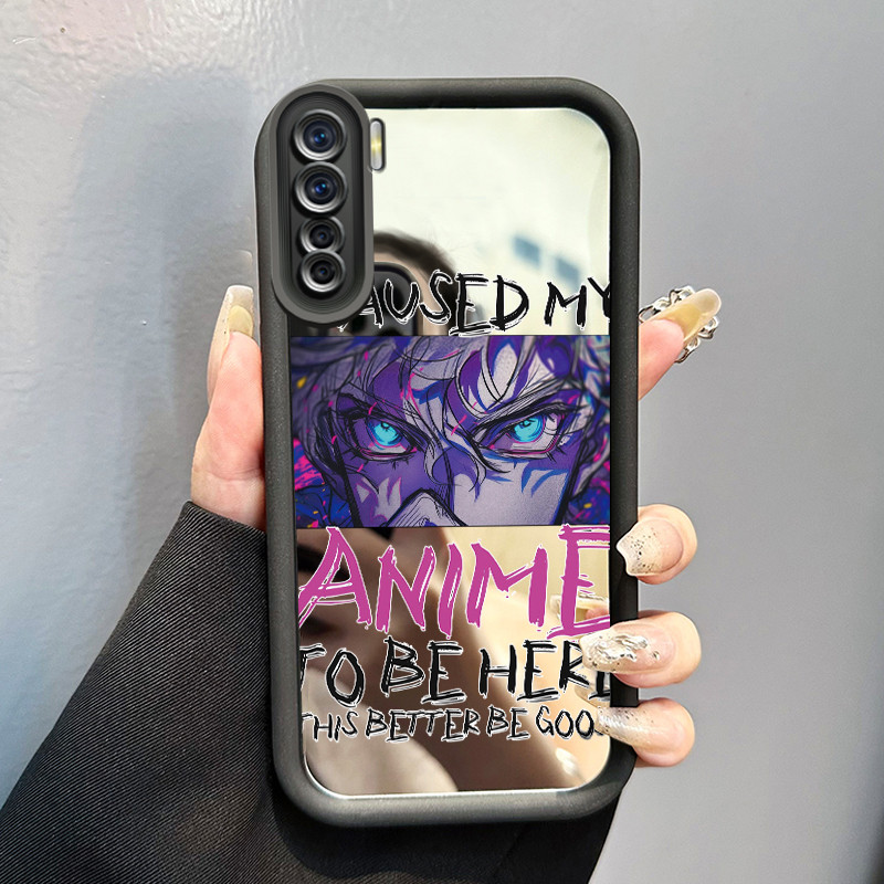 Casing Hp OPPO A91 OPPO F15 OPPO Reno 3 Case Casing Karakter Anime Pola Kasus cermin tangga Kasus po