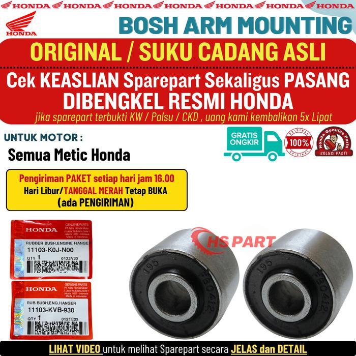 BOSH ARM MOUNTING ENGINE BEAT SCOOPY SPACY FI ESP NEW KARBU DELUXE GENIO PCX ADV VARIO 110 125 150