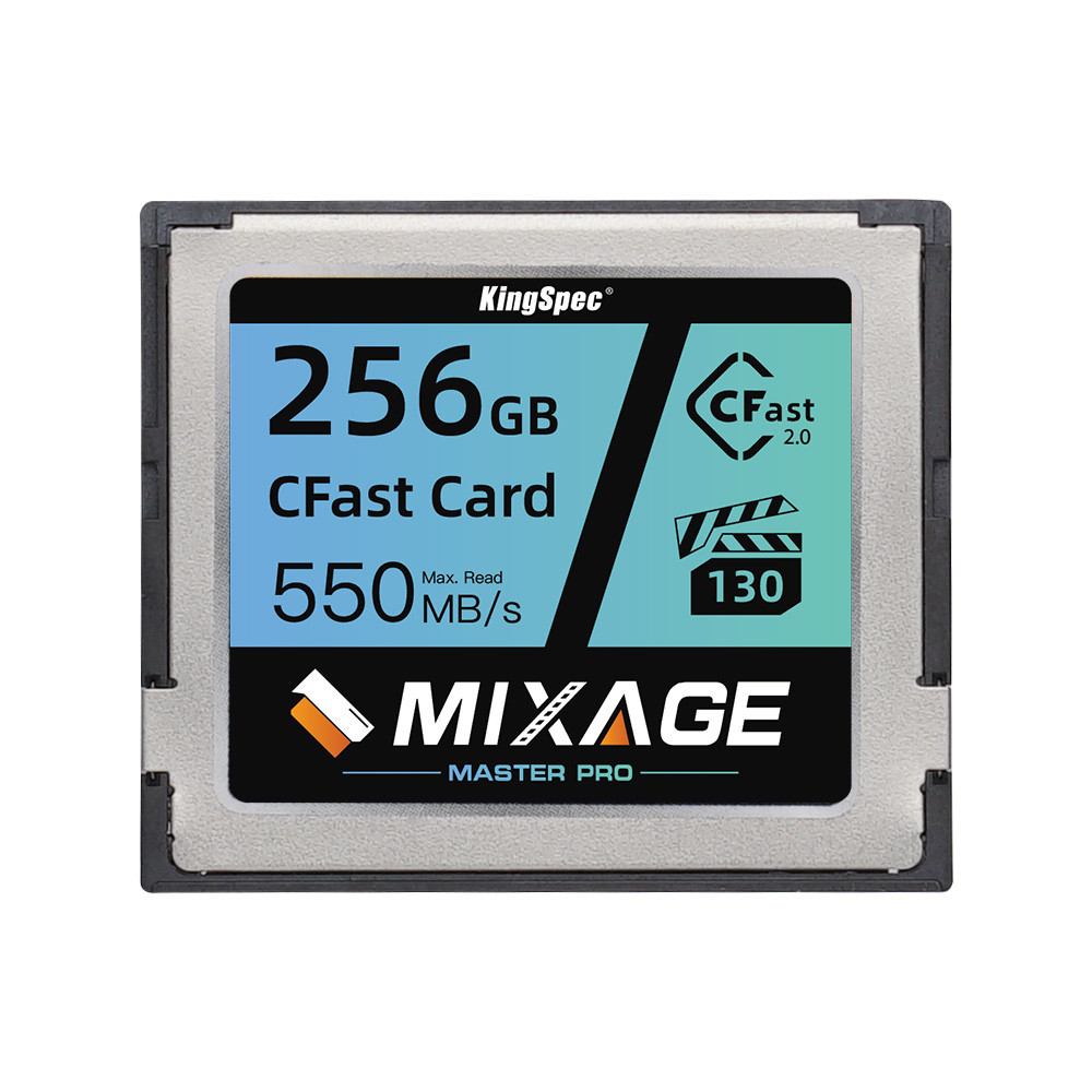 KingSpec Cfast 2.0 Memory Card 256GB 512GB 1TB CFast SATA Card Industrial IPC Memory Speed 450MB/s