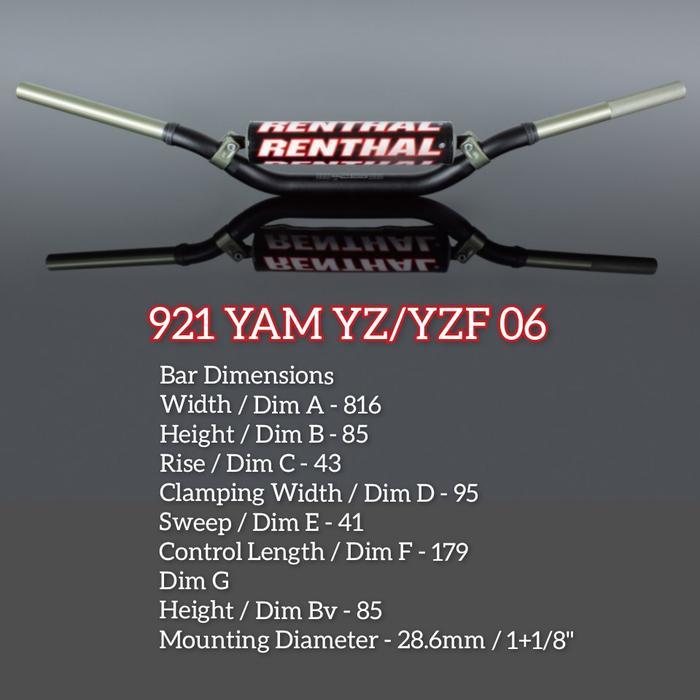 Ready Stang Renthal Twinwall 921 / Renthal Twinwall Motor ORIGINAL