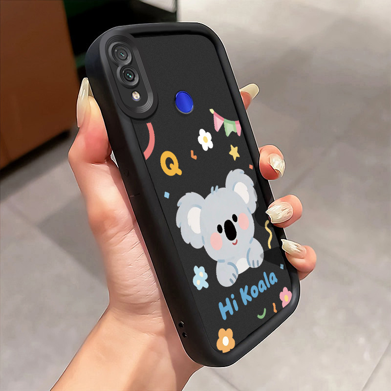 Casing Hp Xiaomi Redmi Note 7 Redmi Note 7s Redmi Note 7 Pro Case Koala kecil kartun Kasing silikon 
