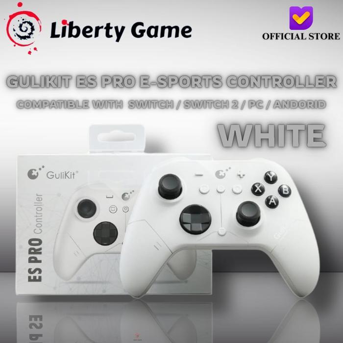 Gulikit ES PRO E-Sports Controller Bluetooth Wireless TMR Joystik Gamepad 4000 Level High Precision