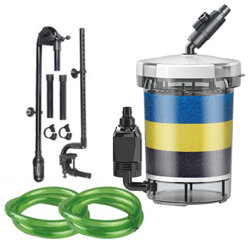 SUNSUN Aquarium Filter White HW604B/Transparent EW604B/Applicable to 150 Liter - 300 L Aquarium