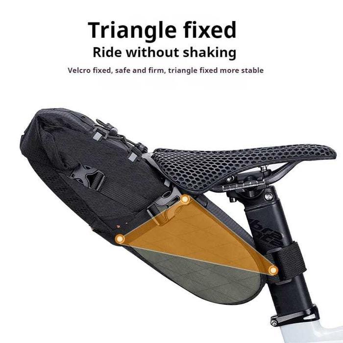 Enlee Tas Saddle Sadel Bag Sepeda Gravel Touring Turing 5,8 Liter Belakang Federal