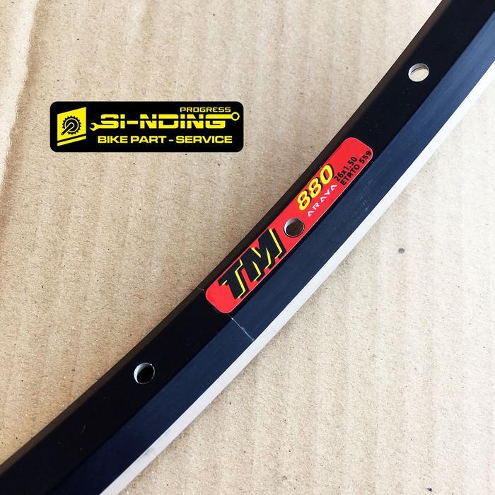 Velg Rims Sepeda MTB Araya TM 880 CNC 26 In Lubang Hole 32 36 Alloy Double Wall