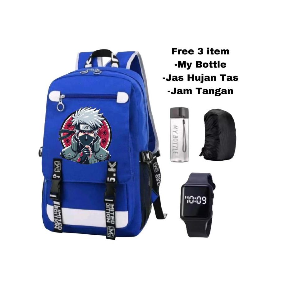 Tas Ransel Anime-Tas Sekolah Anak Laki-Laki-Tas Backpack Motif Anime-Tas Anime Cowok Keren-Tas