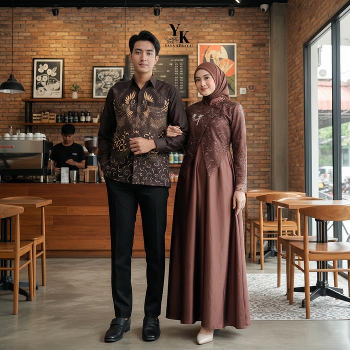 New Collection Gamis Lebaran 2026 Model Gamis Terbaru Sarimbit Sahara Gamis Brokat Couple Remaja