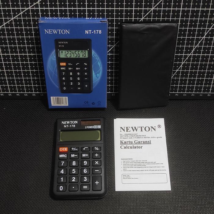 Kalkulator Saku Ukuran Kecil Newton NT 178 RUSAK