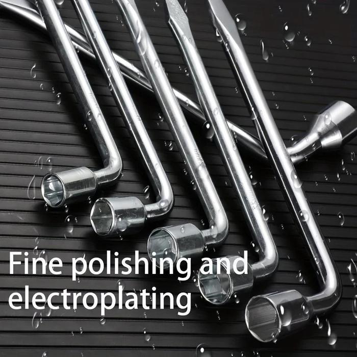 21mm Kunci Roda L / Kunci Roda Ban Mobil Model L / Congkelan Ban Mobil Motor