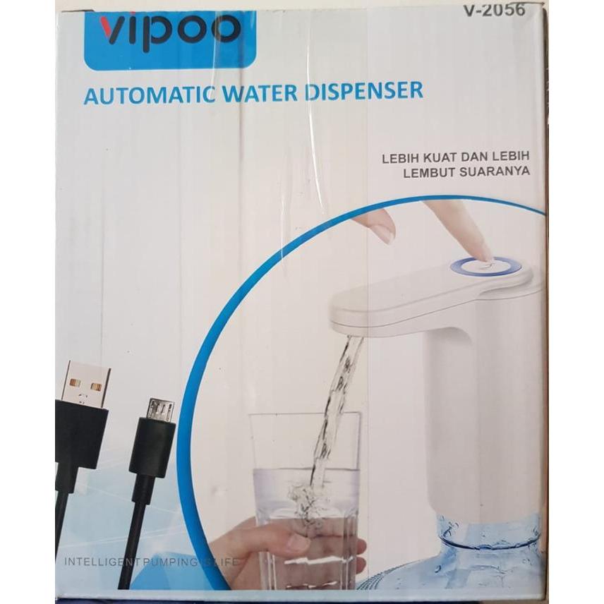NEW POMPA GALON AIR MINUM VIPOO V-2056 POMPA ELEKTRIK OTOMATIS