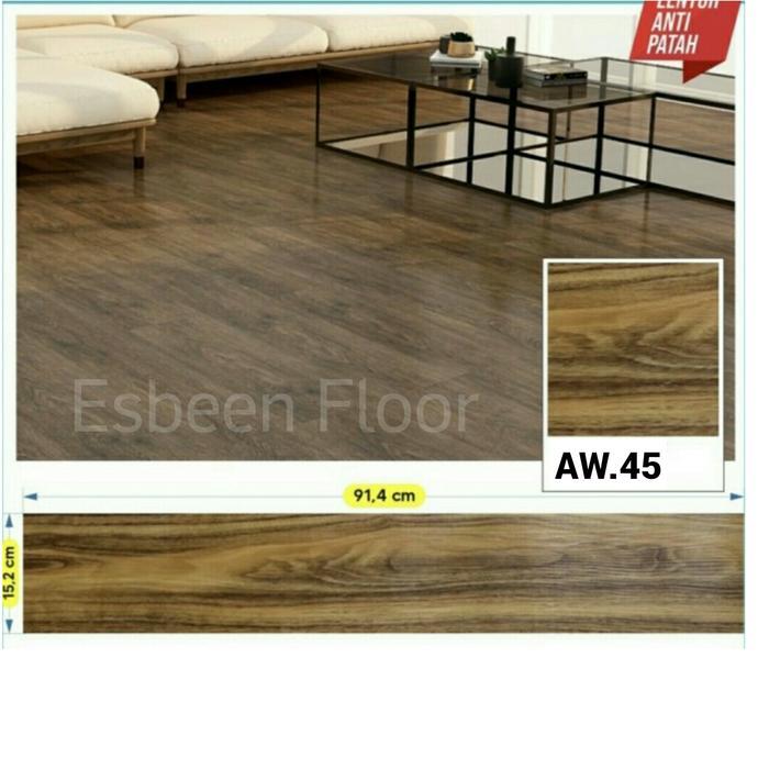 N3W parket lantai vinyl stiker 2mm sticker lantai vinil