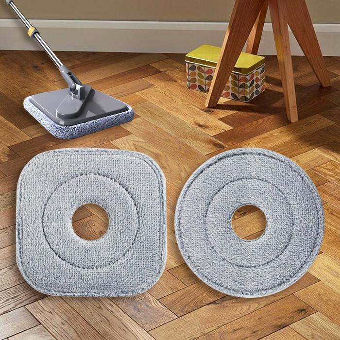 Scotch Brite Refill Pel Microfiber - Isi Ulang Spin Mop Abu / Kain Pel Refil Bulat 3M Cloth