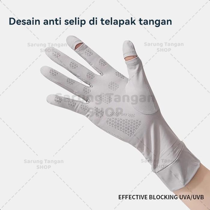 Sarung Tangan Motor Sarung Tangan Anti Uv Sarung Tangan Pria Sarung Tangan Hitam Polos