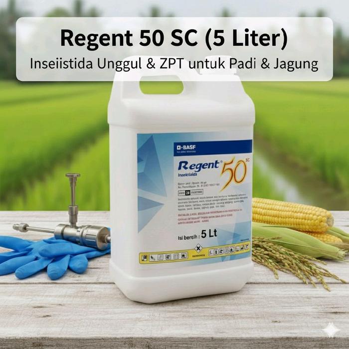 Regent 50 Sc Insektisida Obat Basmi Hama Kutu Serangga Melindungi Padi Jagung Tanaman Buah Sayur 5