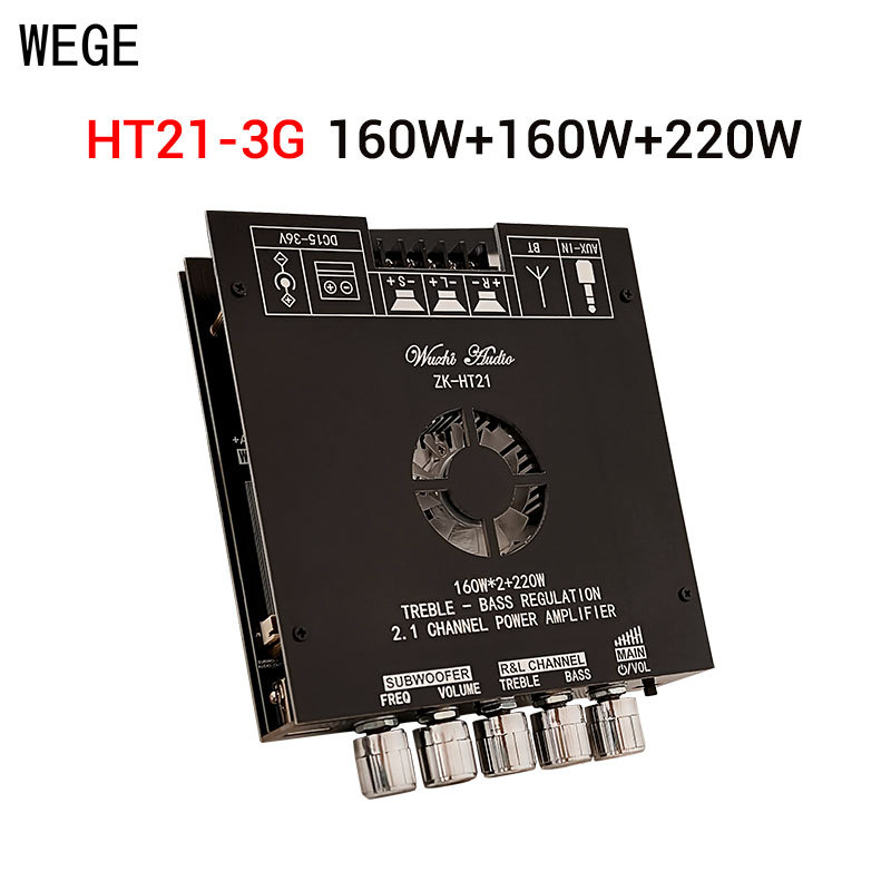 BESTPRICE WEGE ZK-HT21 3G Third Generation 2.1 Channel BT Audio Amplifier Board TDA7498E 160W*2+220W