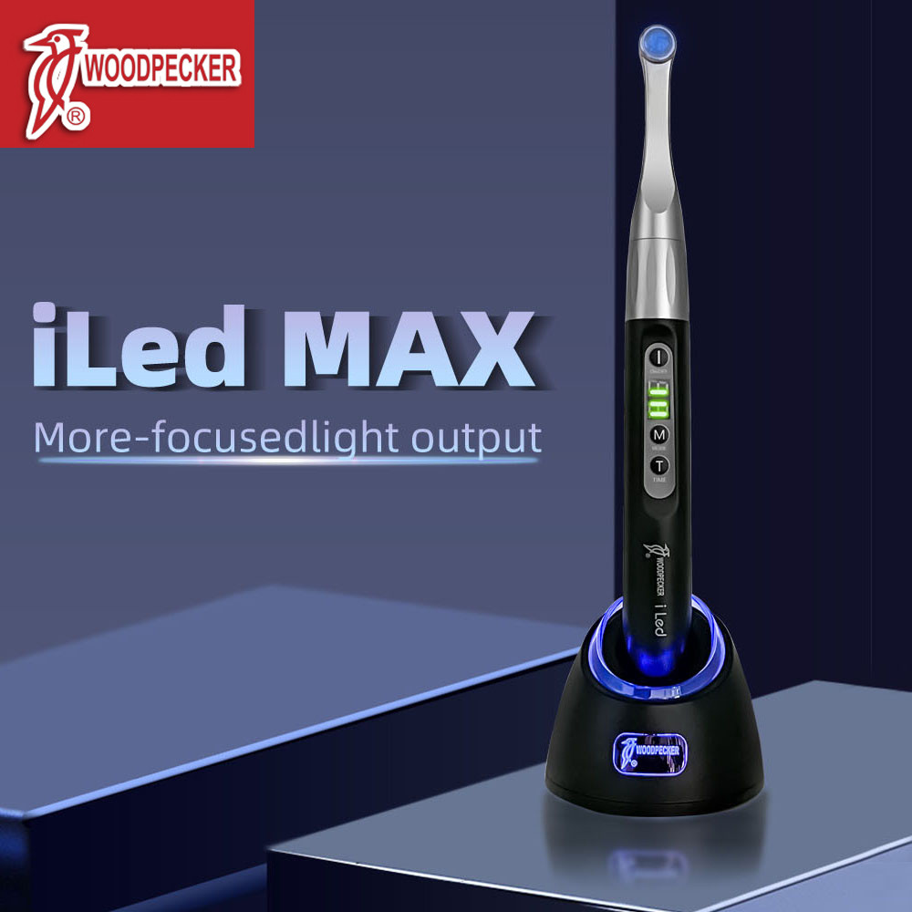 BELI SEKARANG Dental Light Curing WOODPECKER ILed MAX  1 Second Curing Unit Magnetic Point Cure Lens