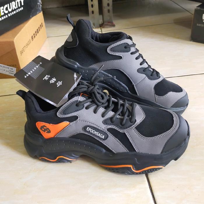 Sepatu Safety Sporty 117 Ujung Besi Shoes santai Kerja