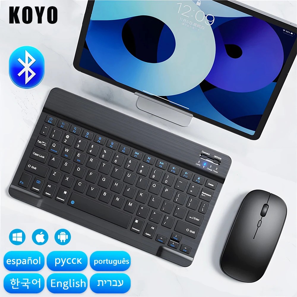 Wireless Bluetooth Keyboard Desktop Office Bluetooth Keyboard Wireless Mouse For Windows Laptop