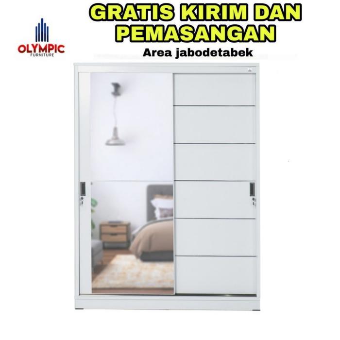 Olympic Lemari Pakaian Sliding / Lemari Baju Sliding / WSD PALAZIO