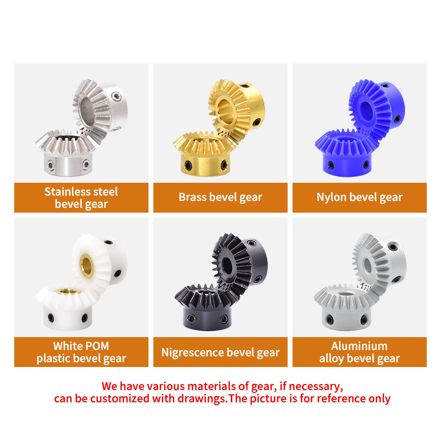 1PC Brass Bevel Gear 1M15T/20T/25T/30T Teeth Straight Bevel Gears Inner Hole 4/5/6/8/10/12mm CNC 1