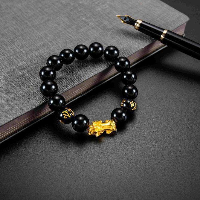 SALE OLEVS Gelang Manik-manik Gelang Pria dan Wanita Pixiu Kekayaan Keberuntungan Bracelets TERMURAH