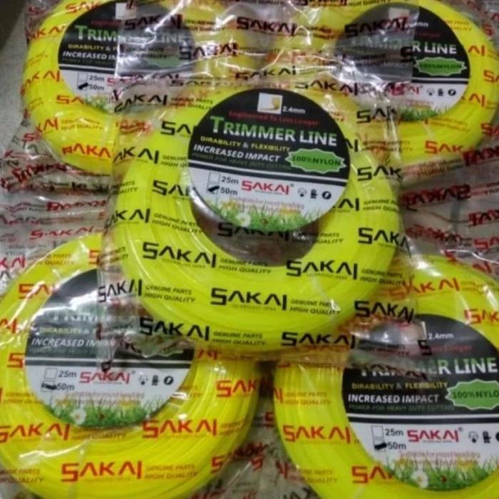 Panjang 50 M Senar Potong Rumput Senar Mesin Potong Rumput Tali Senar Nylon Pemotong Rumput - Pisau