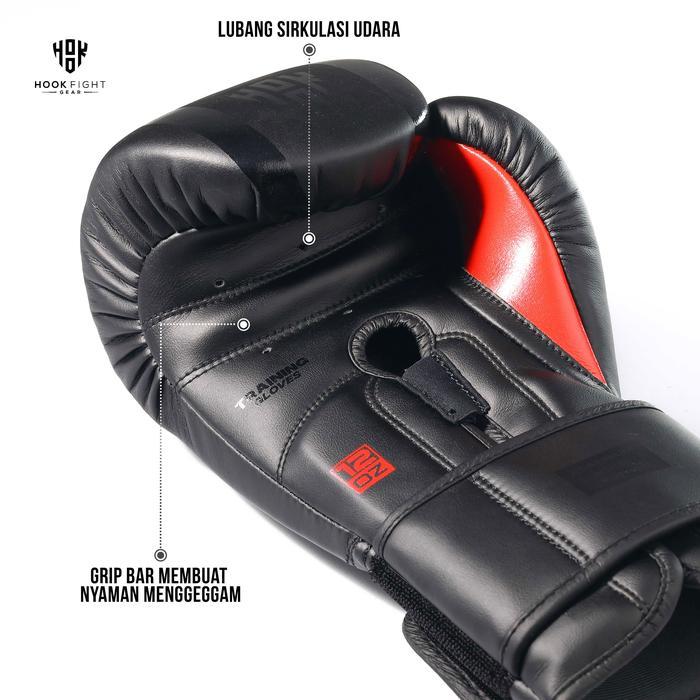 Sarung Tinju Muaythai Hook Fight Gear, Sarung Boxing, Glove Tinju Hook