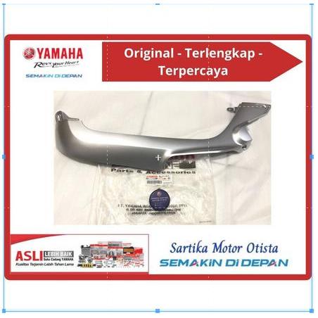 Spesial Original Mole Side Cover 1 & Cover 2 / Cover Mole Sayap Sirip Bawah Silver Yamaha Fazzio
