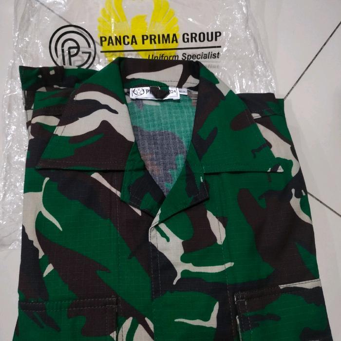 PT Panca Prima Maju Bersama Baju Seragam Pria Jatah PDL TNI Anti Luntur Tahun 2022/2023/2024 Safety